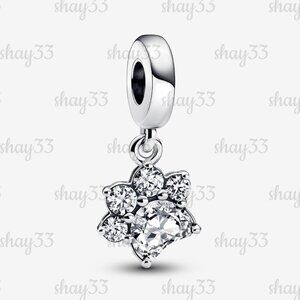 Pandora Sparkling Pet Paw Print Dangle Charm